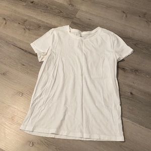 Plain white top